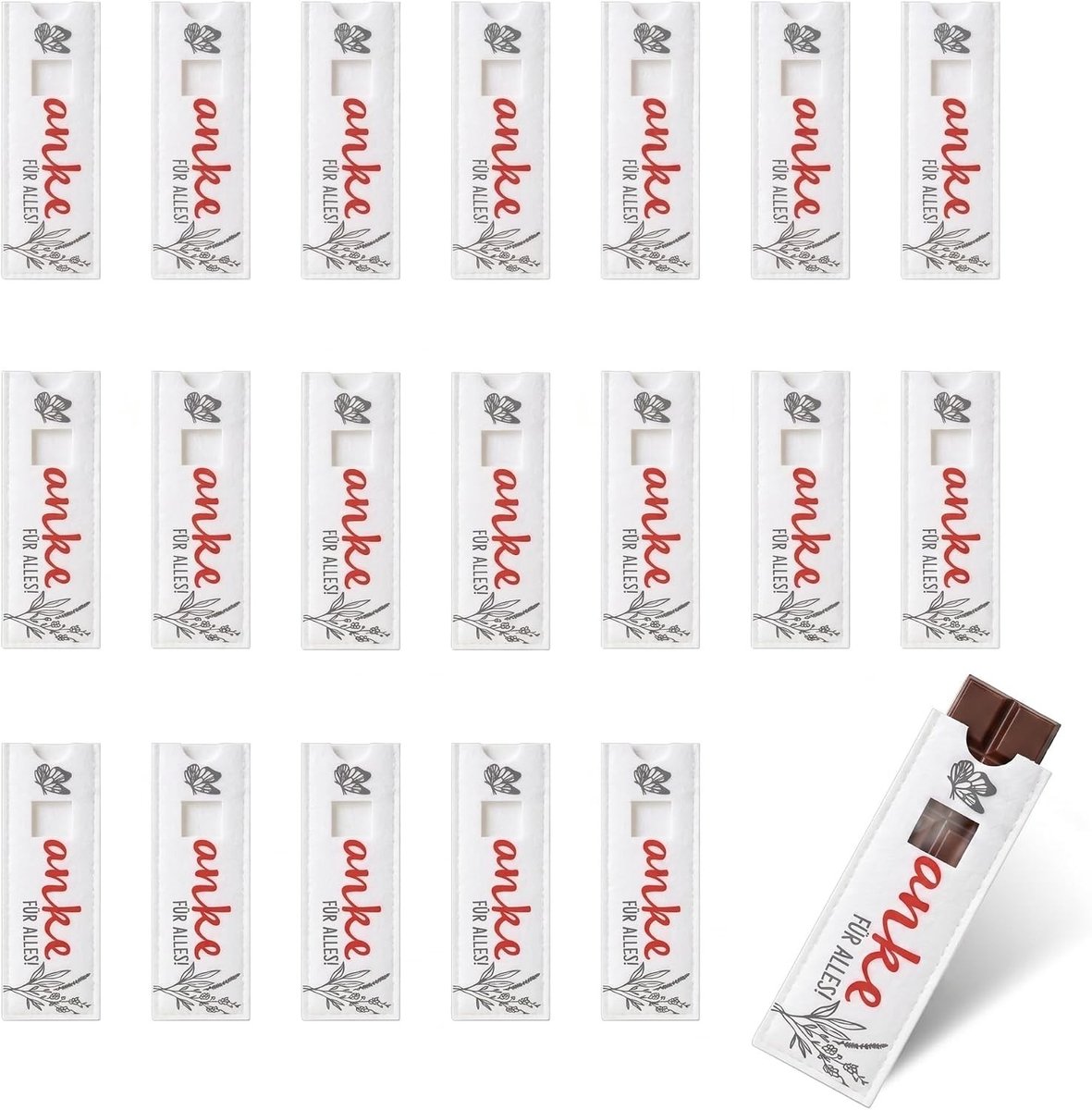 Bedankgeschenken voor collega's, 20 stuks, ideaal voor waardering, afscheid en feestelijke gelegenheden