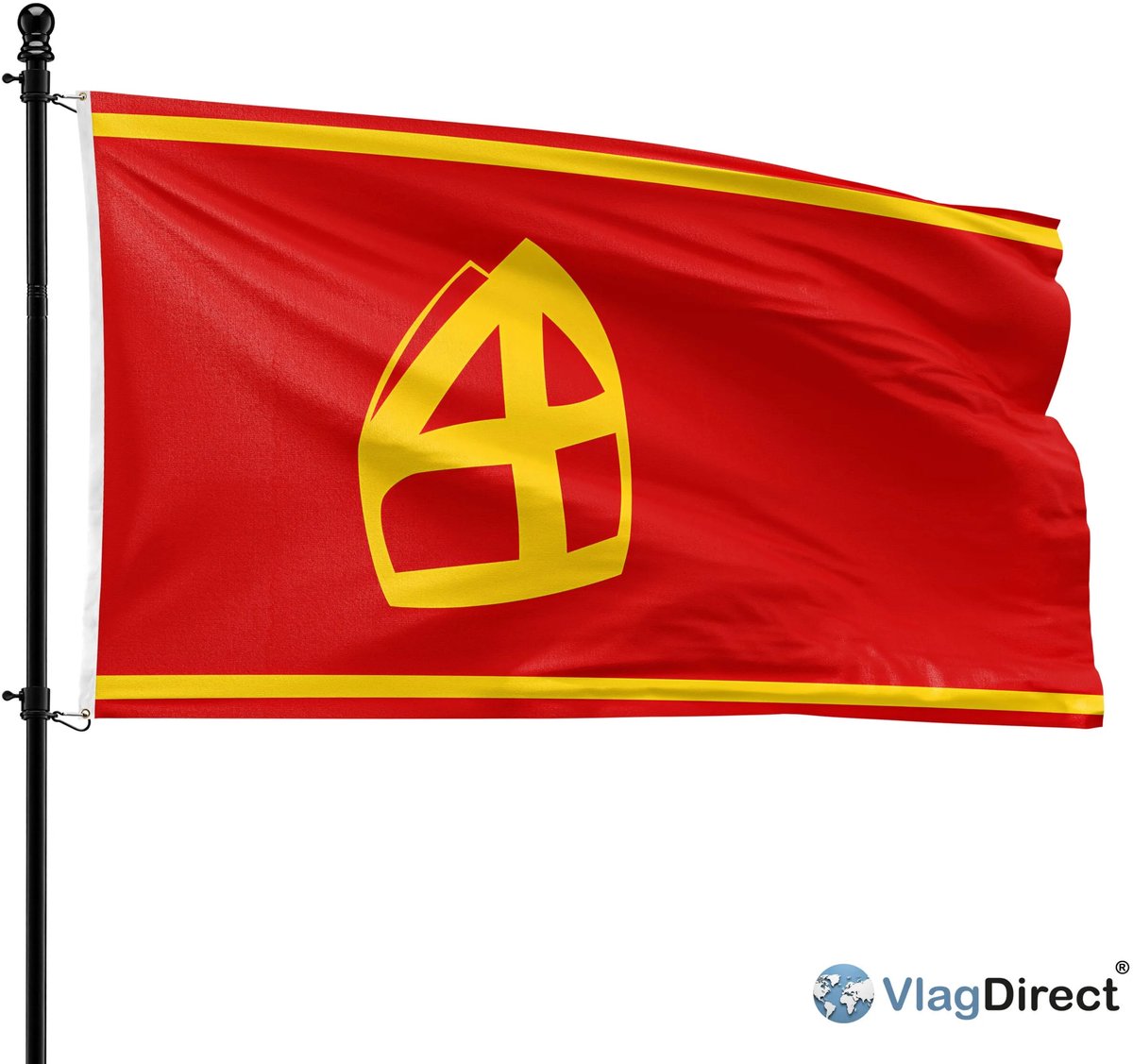 VlagDirect - Sinterklaas vlag - 5 december vlag - 150 x 225 cm - XL vlag.