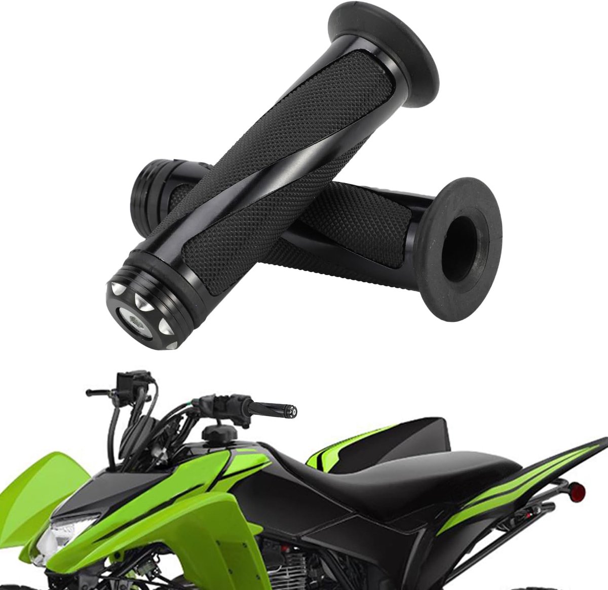Motorcycle 22mm ATV Handlebar Grips Non-slip Grips - ShopVlot