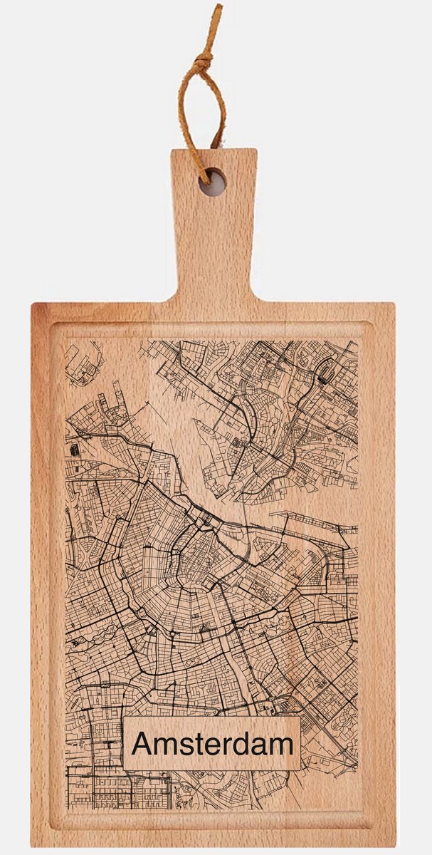 StadsPlanken Amsterdam Serveerplank Borrelplank Tapasplank
