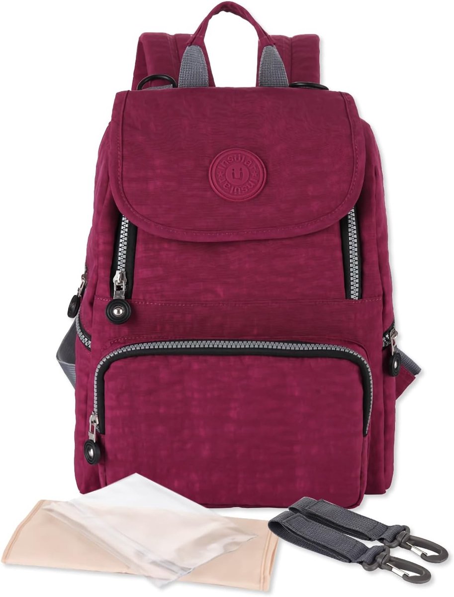 SONARIN Lightweight Multifunctional Baby Changing Bag Backpack, Waterproof Diaper Bag Portable Travel Diaper Changing - ShopVlot