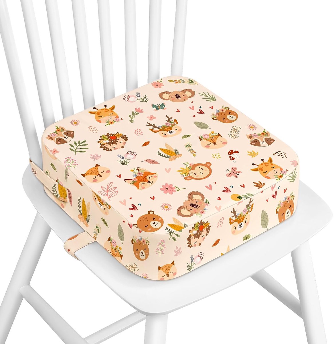 Zitverhoging stoel kind 32x32x10 cm - dierenkop - polyester sponsmateriaal - langdurig gebruik - ShopVlot