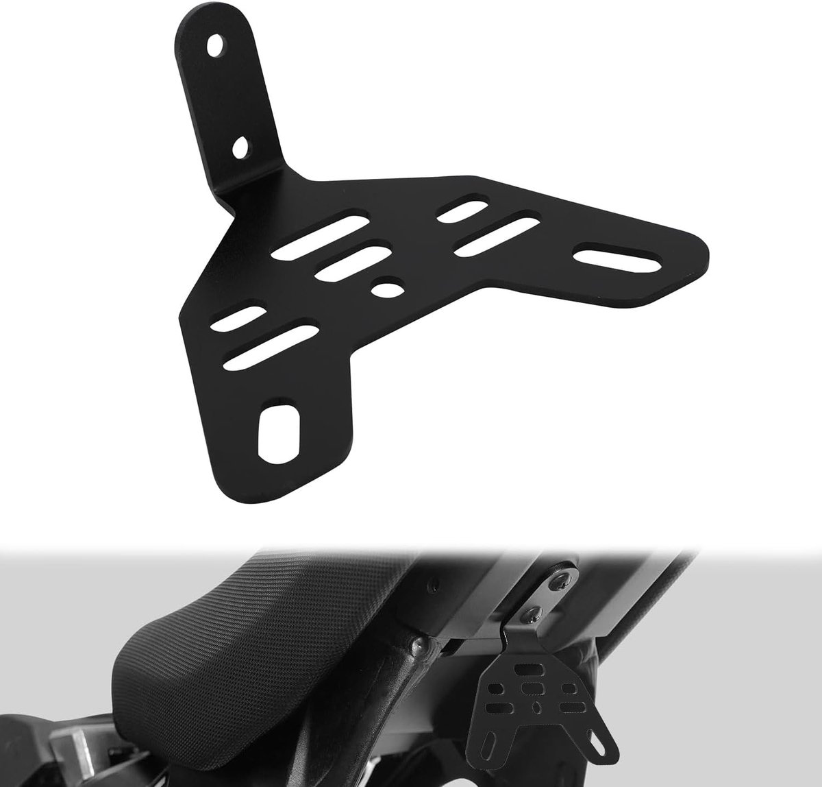 Rear Light License Plate Holder Mounting Bracket for Surron Light Bee X sur ron L1E Black - ShopVlot