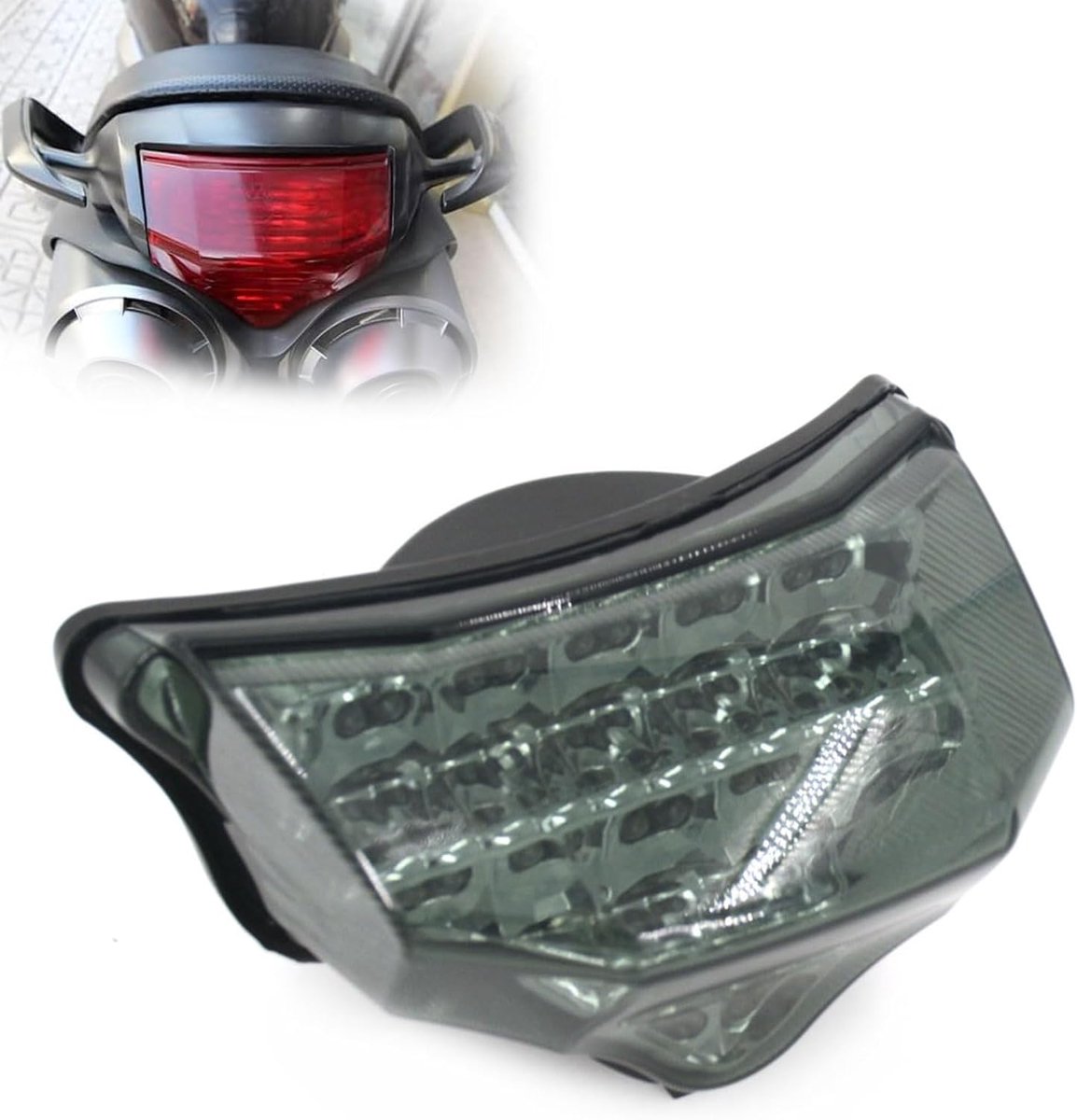 Motorcycle rear light LED for FZ6 Fazer 600 2004-2009, brake and flashing light - ShopVlot