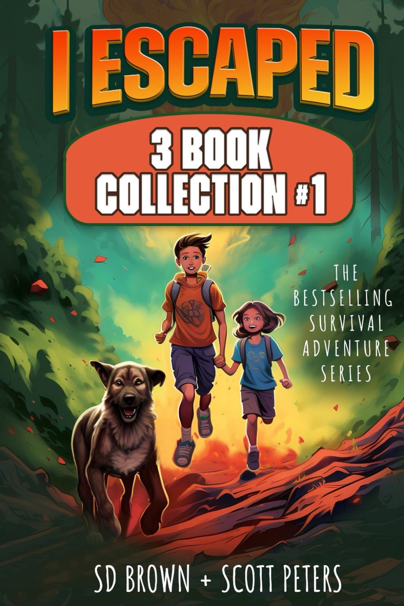 Survival avonturen voor kinderen - I Escaped Series #1 - 3 spannende verhalen - leerzaam en leuk - ShopVlot