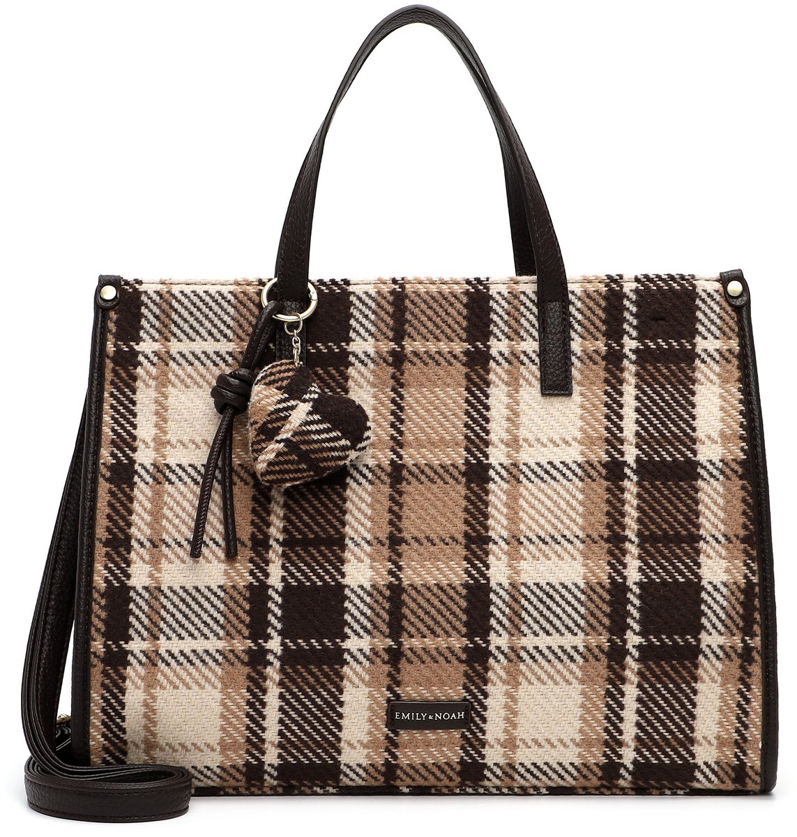 EMILY & NOAH Shopper E&N Levinia ( 65904 ) - Dames handtassen - brown 200