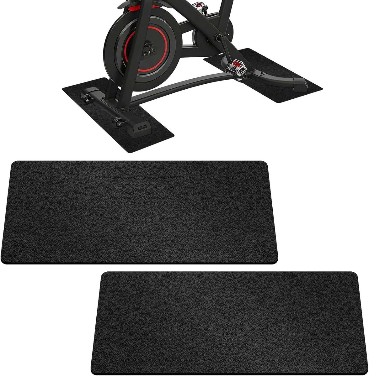 Beschermmatten voor Fitnessapparatuur, Set van 2, 70 x 11 x 0.5 cm, Antislip en Schokabsorberend PVC voor Loopbanden en Sportmachines