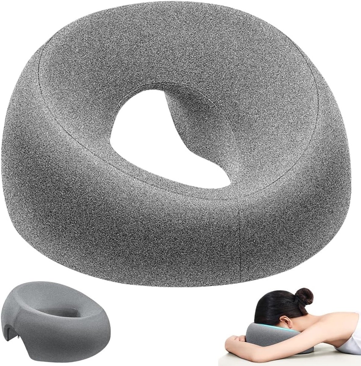 Gezellig U-vormig Gezichtsmassage Kussen voor Ontspanning, Spa Behandelingen en Schoonheidssalons