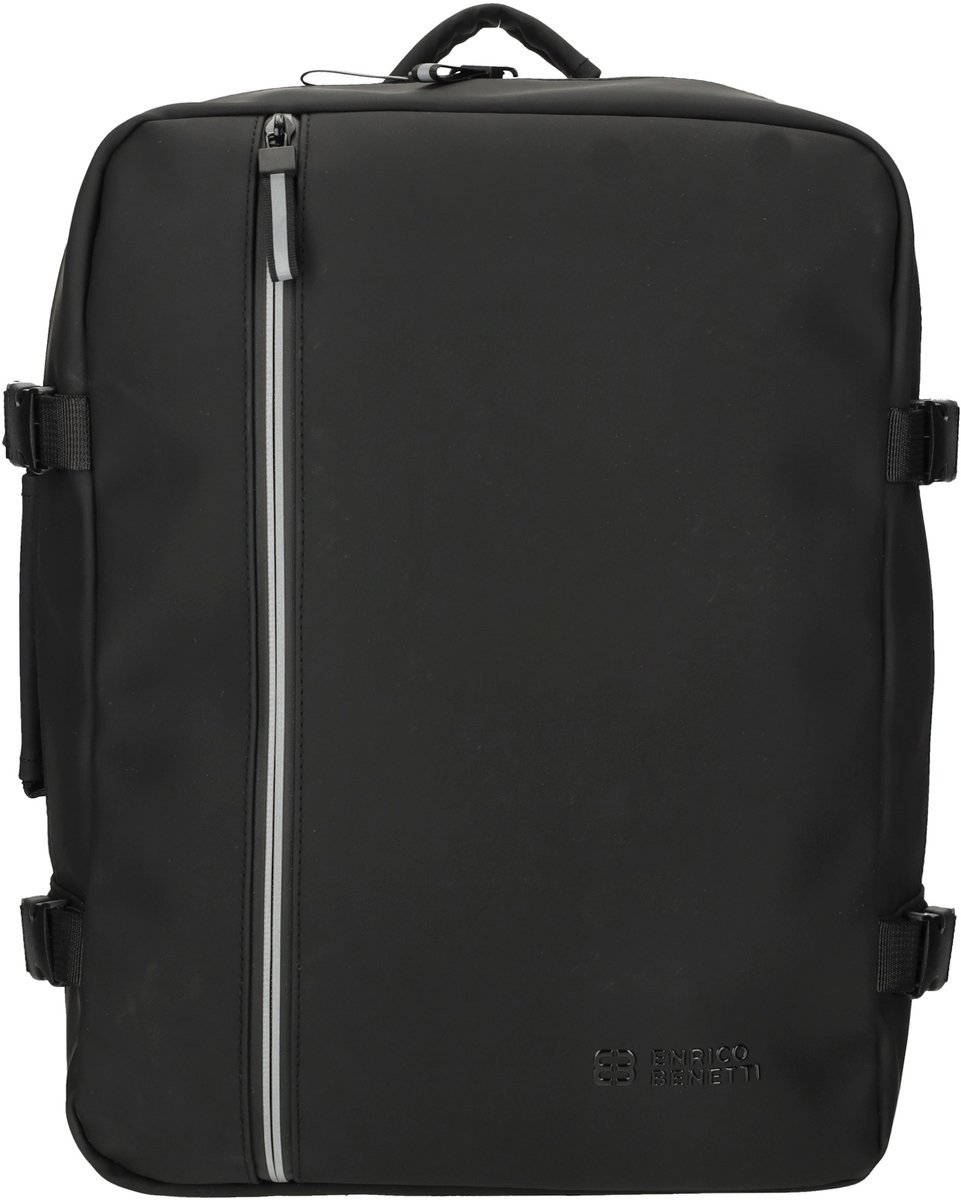 Ryanair & Transavia Rugzak 40x30x20 cm - Maximale Inhoud - Handbagage Tas 40x30x20 - Waterdicht - 15 inch Laptopvak - Zwart