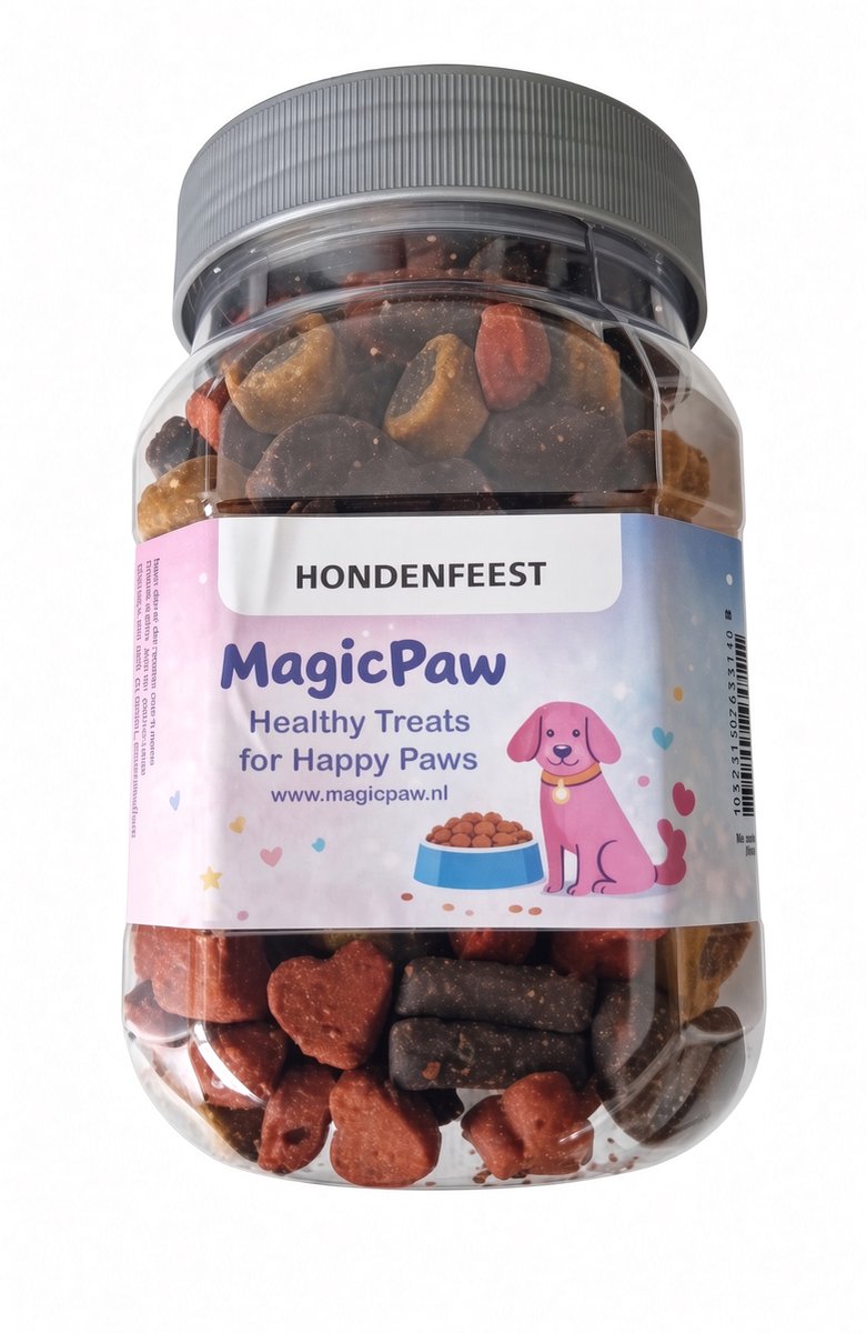 MagicPaw Hondenfeest 500g voorraadpot