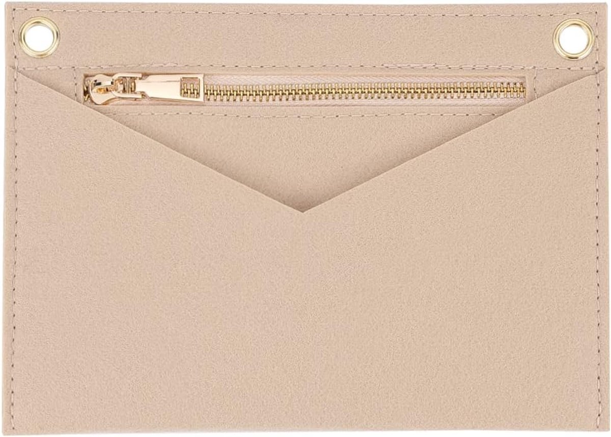 Handtas Set voor Schoudertas, Grote Handtas met Verwijderbare Kirigami Pochette, 15.8 x 22 cm, Khaki, Ideaal voor Dagelijks Gebruik en Reizen