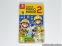 Super Mario Maker 2 Nintendo Switch speldoos met Mario en Luigi.