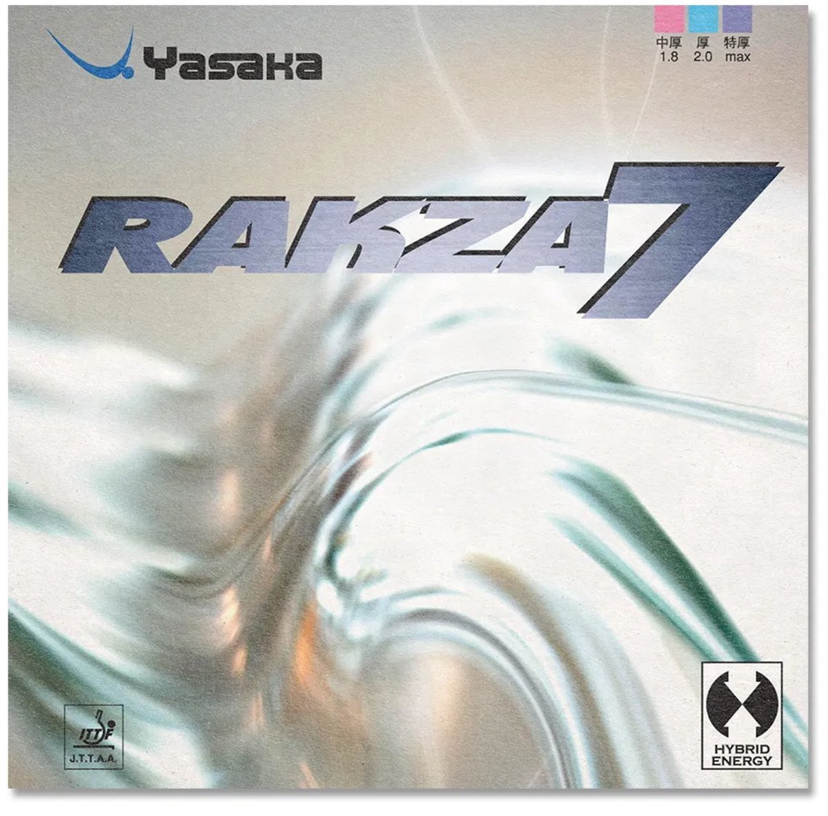 Yasaka - Rakza 7 - Rood - 1.8 - Tafeltennis Rubbers