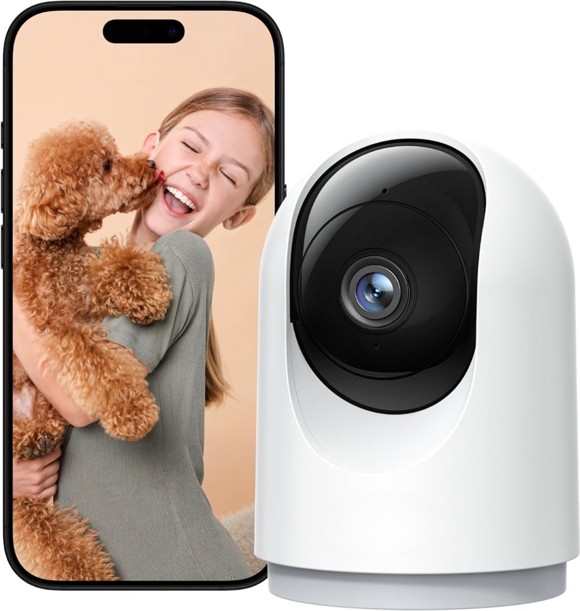 Allvia® Camerabewaking Draadloos - Beveiligingscamera Draadloos Buiten - Verborgen Camera - Wit - 8cm x 8cm x 11cm