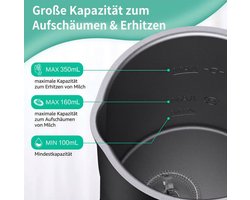Melkopschuimer 4-in-1 - Roestvrijstaal - Warm en koud - Perfect voor cappuccino - ShopVlot