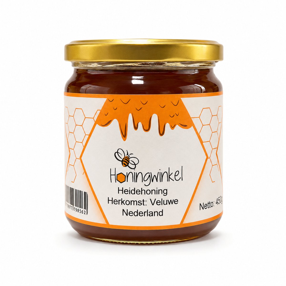 Heidehoning 450g Veluwe, Nederland Honingwinkel