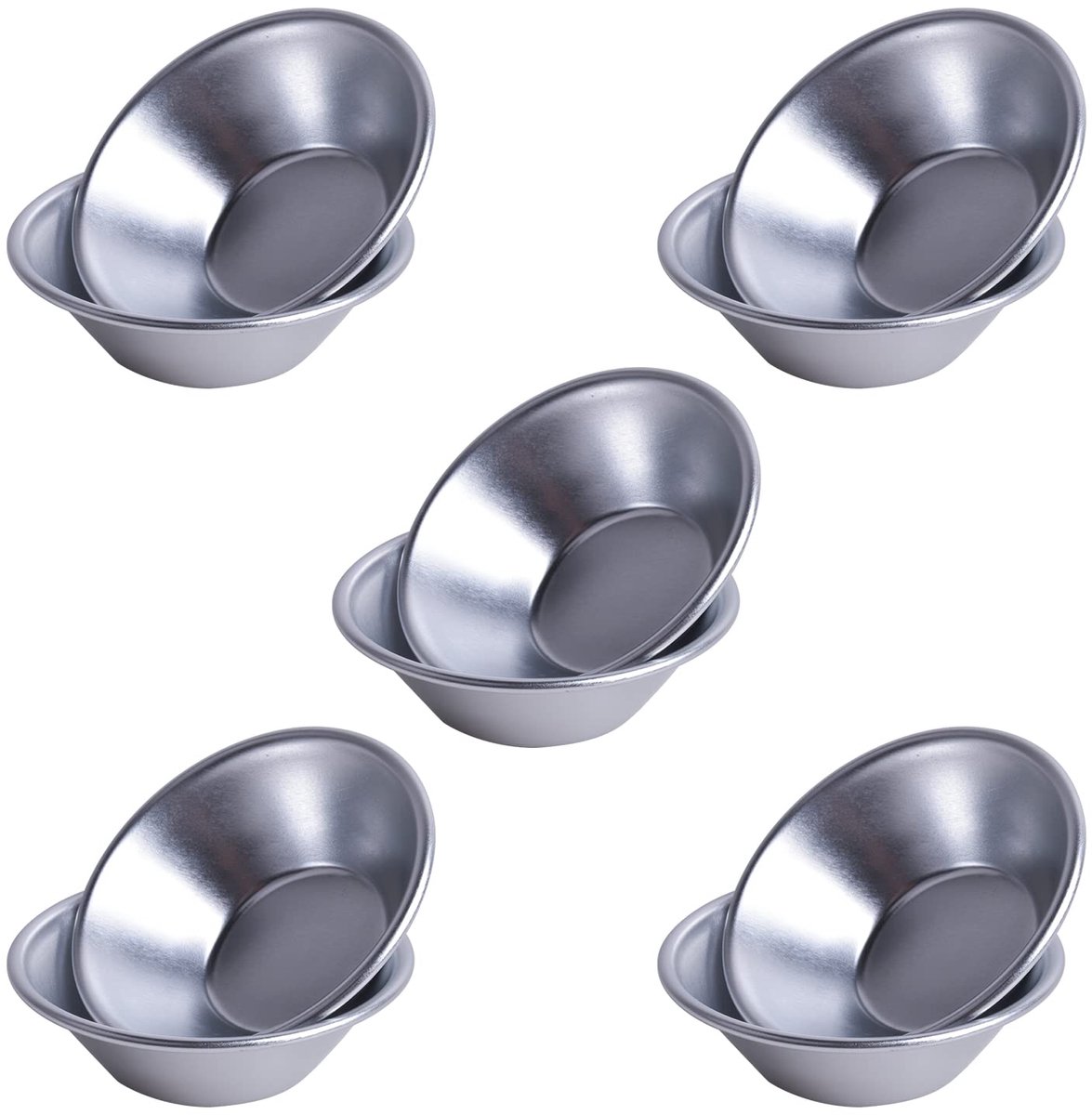 cakevormpjes 10 stuks - aluminium mini-muffinvormpjes - anti-aanbak - ideaal voor bakken - ShopVlot