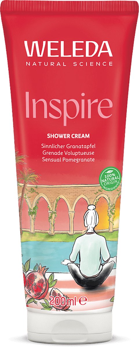 WELEDA GRANAATAPPEL INSPIRE DOUCHECREME 36 X 200 ML