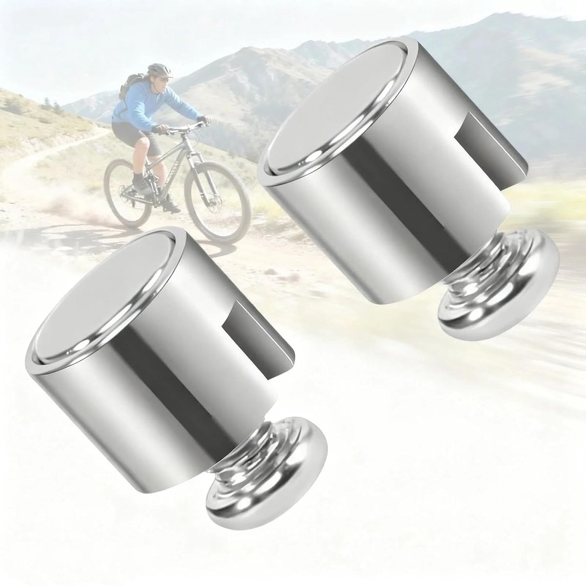 2 Stuks Spaakmagneten voor Snelheidsmeting, Geschikt voor Mountainbikes, E-bikes en Sportfietsen