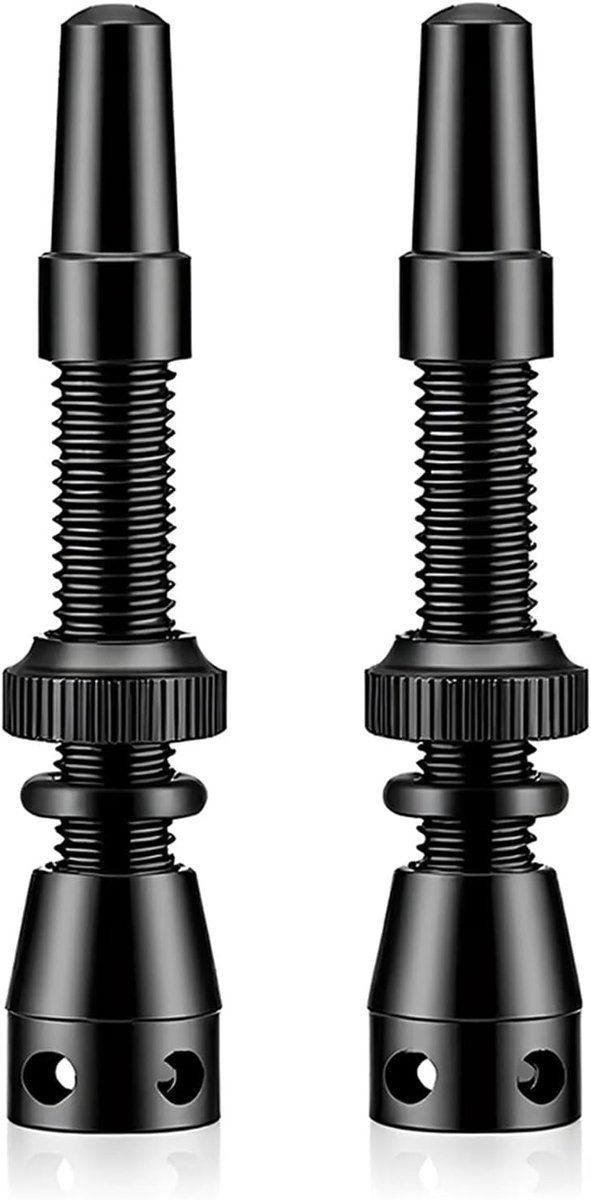 Tubeless Ventielen 44 mm voor Fietsen met Verwijderbare Ventielinzet, Geschikt voor Racefietsen en MTB Wielen