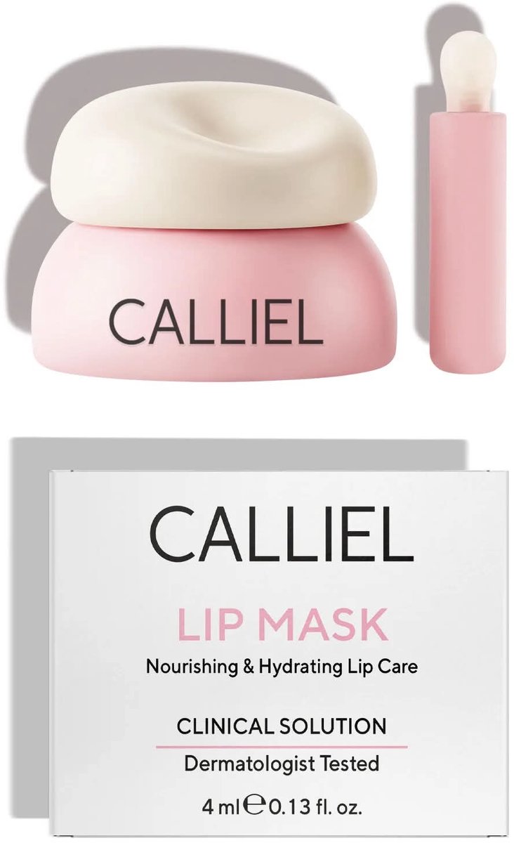 Calliel Lip Mask 01 – Hydraterend Lippenmasker met Shea Butter, Jojoba- & Kokosolie – Lipverzorging – Inclusief Applicator – 4 ml — cadeau in Verzorging - foto 2