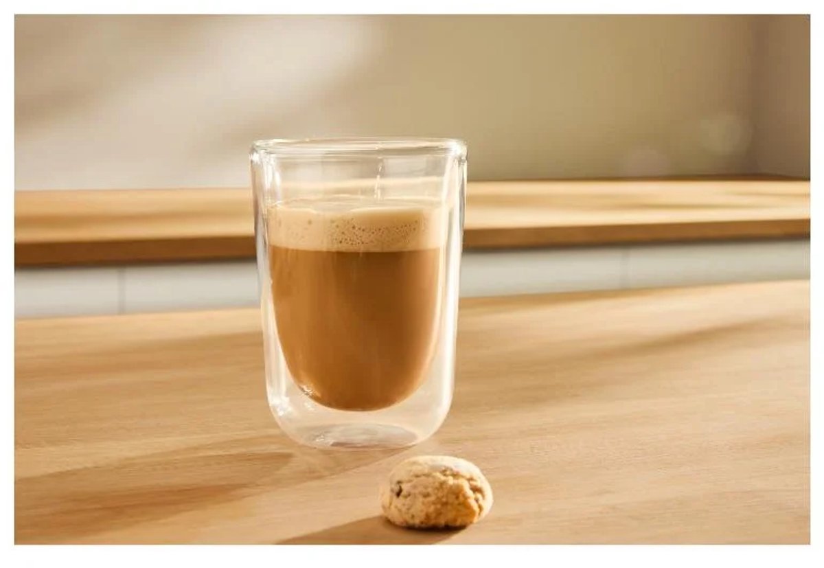 Dubbelwandige Cappucino Glazen 3 stuks - Luxe Cappuccinoglazen Dubbelwandig - Thermoglazen 325 ml - Lichtgewicht Borosilicaatglas - Warm- en Koudhoudend - Dubbelwandige Glazen voor Lungo & Cappuccino - Koffie & Thee kopjes - Glass Set - SilverCrest — cadeau in Koken & Dineren - foto 5