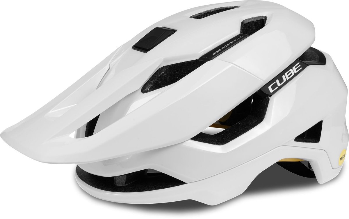 CUBE Fietshelm DIRT 2.0 Wit/GREY M (52-57)