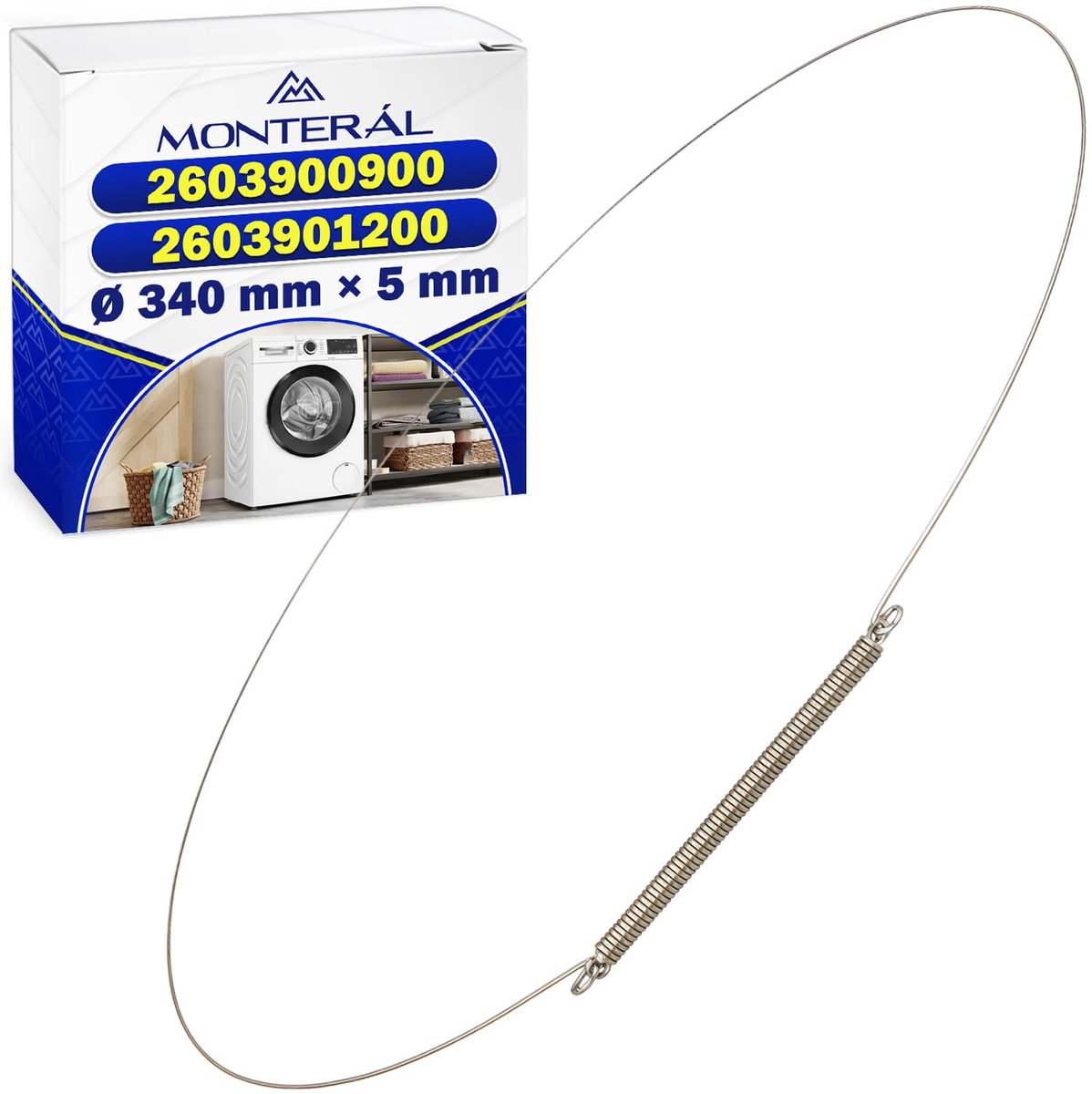 Bevestigingsring voor wasmachine deurafdichting Ø 340 mm - originele code 2603900900 - vervangend onderdeel - ShopVlot