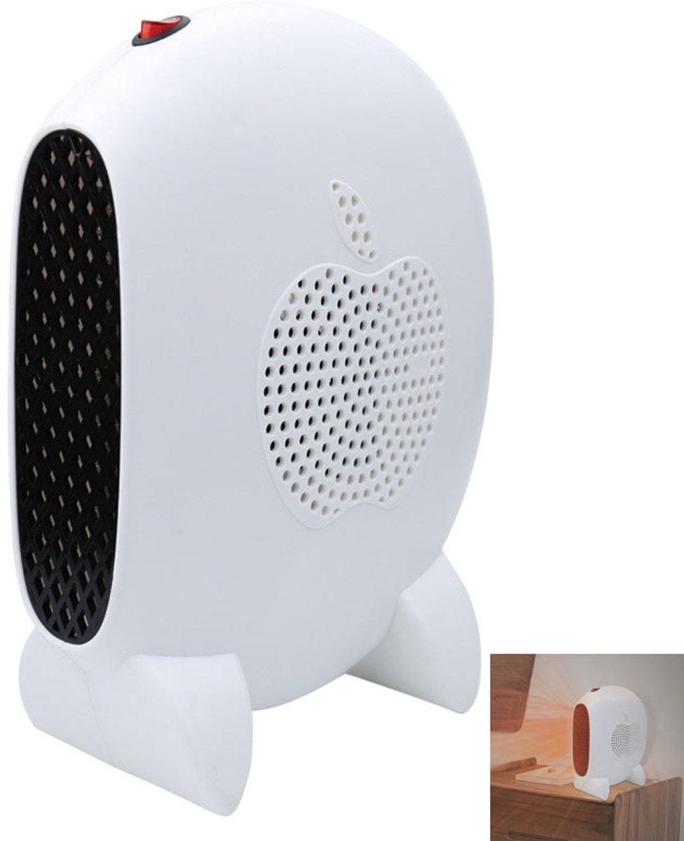 Verwarming - Heteluchtblazer - Elektrische verwarming - 25x12,9x29 cm - Geschikt voor slaapkamers, badkamers, thuiskantoren en woonkamers - Wit