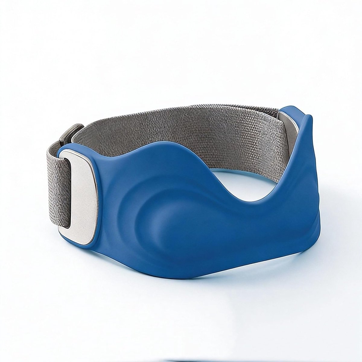 Sportieve Knieband met 8-vormige Vulling, 360° Compressie en Antislip Siliconen, Geschikt voor Tennis, Padel, Pickleball en Andere Sporten, 3D Donker Blauw
