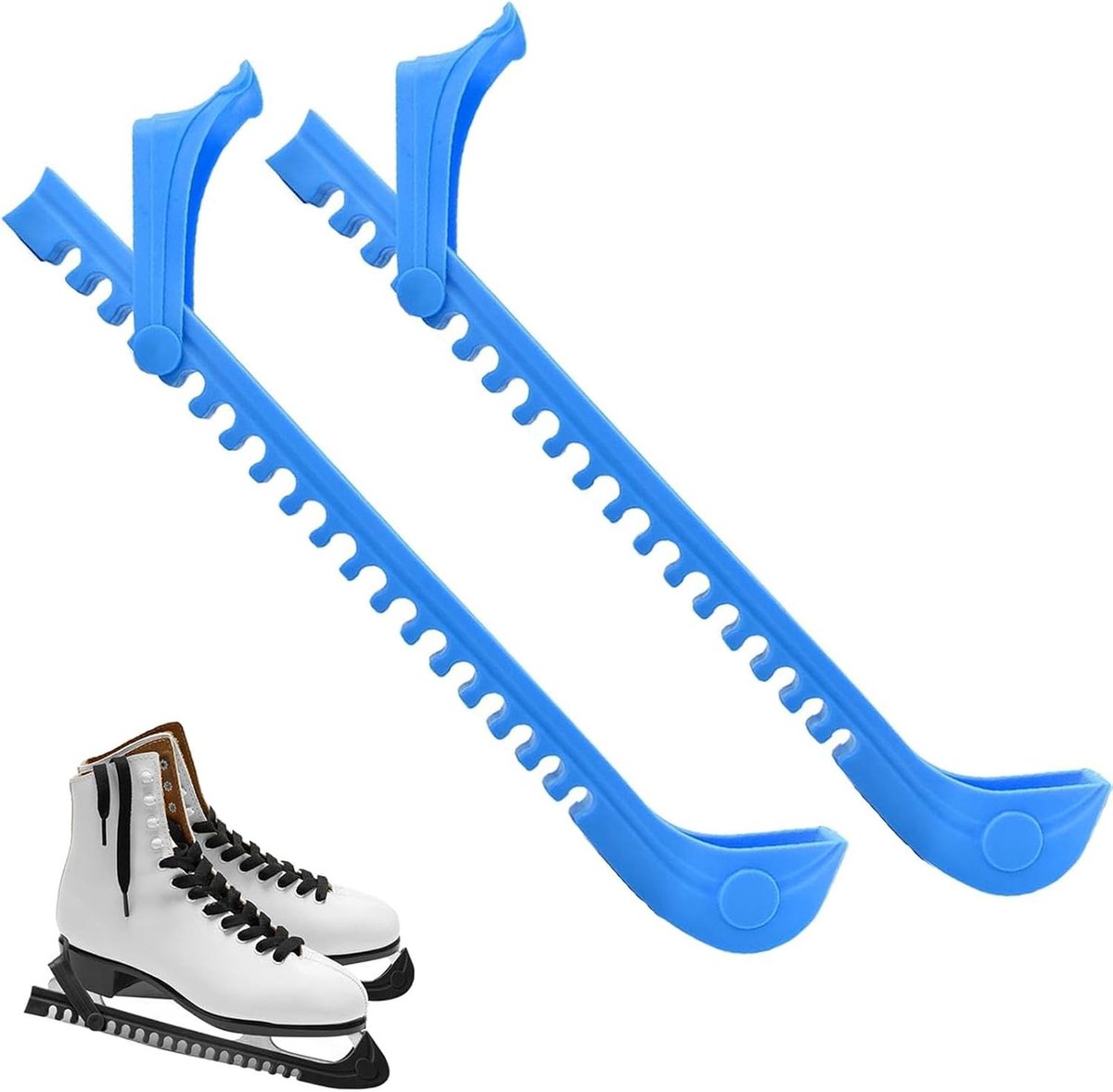 Set van 2 Schaatsbeschermers voor IJshockeyschaatsen - Ideaal voor Kinderen en Volwassenen, Bescherming en Veiligheid bij IJssporten