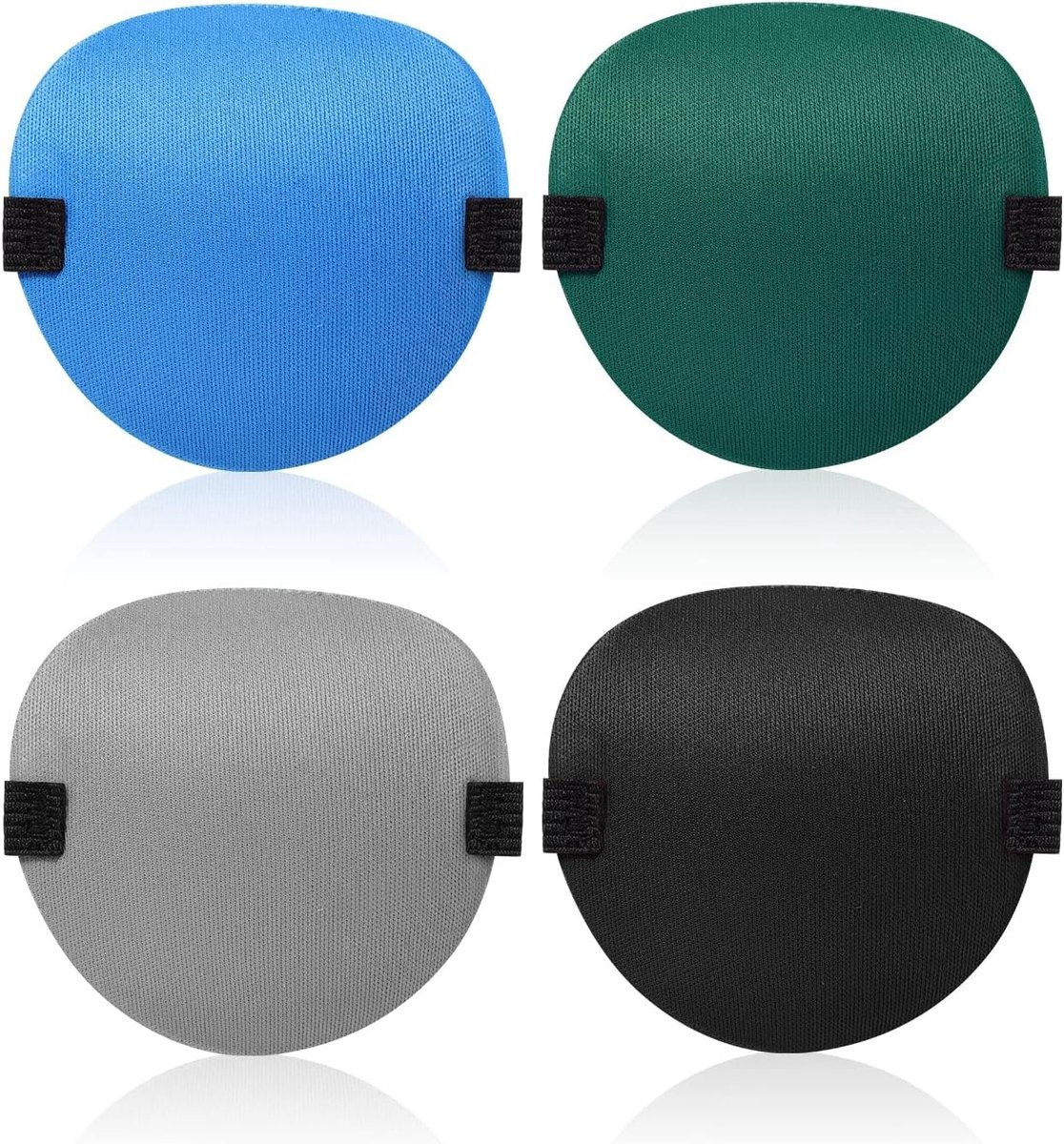 Comfortabele Oogpleisters voor Volwassenen en Kinderen, Geschikt voor Herstel na Oogoperatie, 4 Kleuren, Ideaal voor Dagelijks Gebruik en Oogbescherming