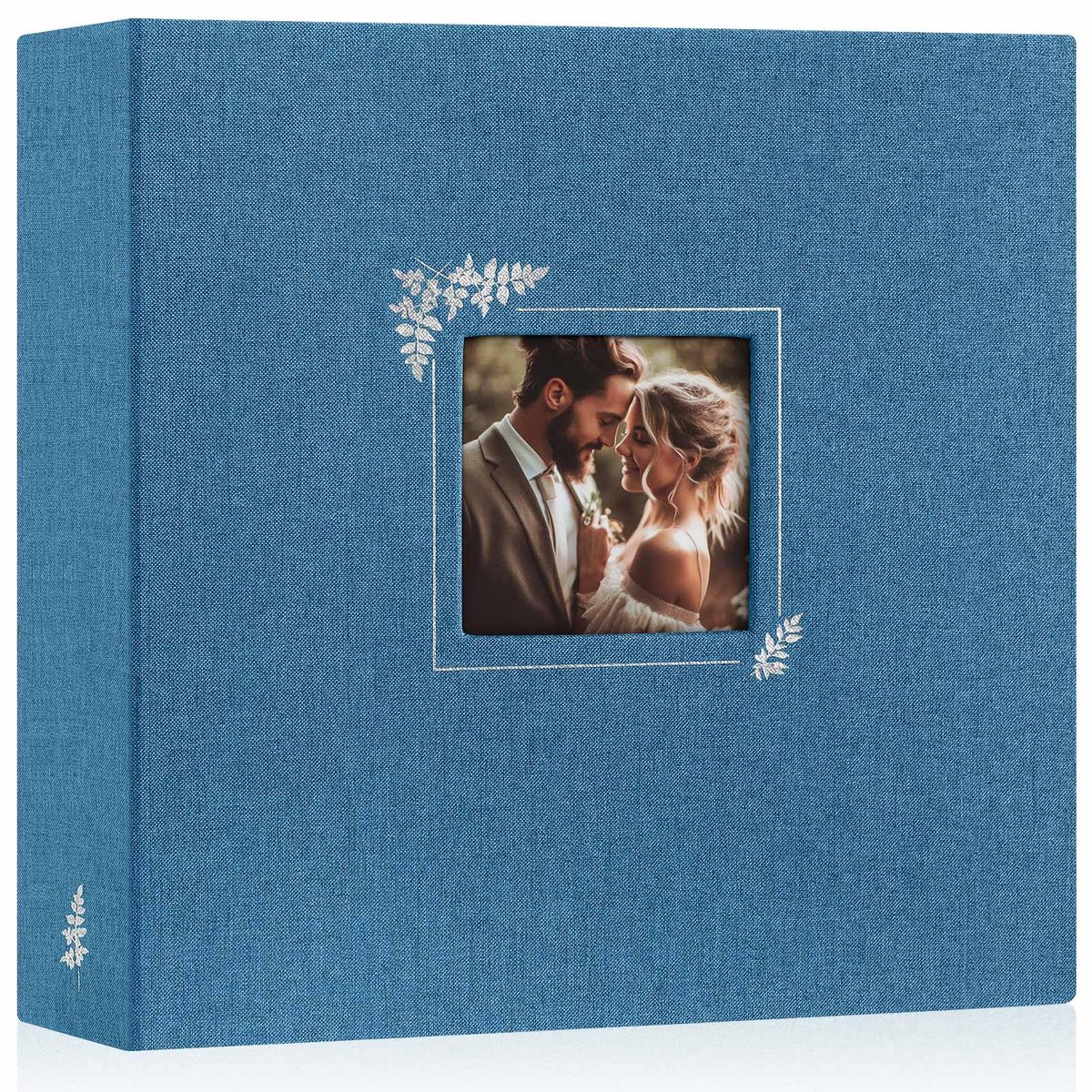 Fotoalbum 30,5 x 30,5 cm - Blauw - 60 pagina's met 30 hoezen - Ideaal voor het bewaren van herinneringen - ShopVlot