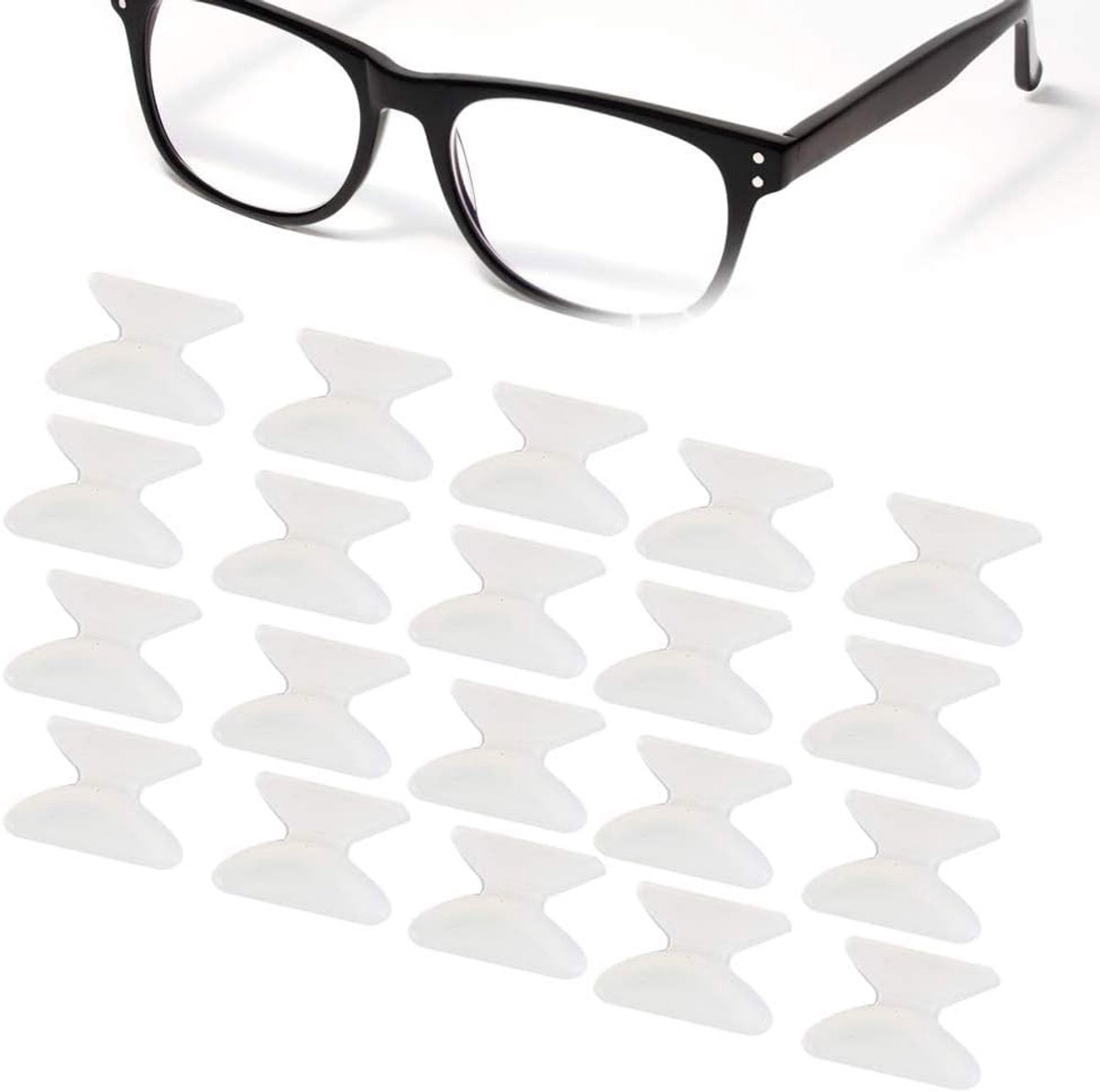 Zelfklevende zachte siliconen neuspads - 20 paar, antislip, 1.8 mm, comfortabel en duurzaam