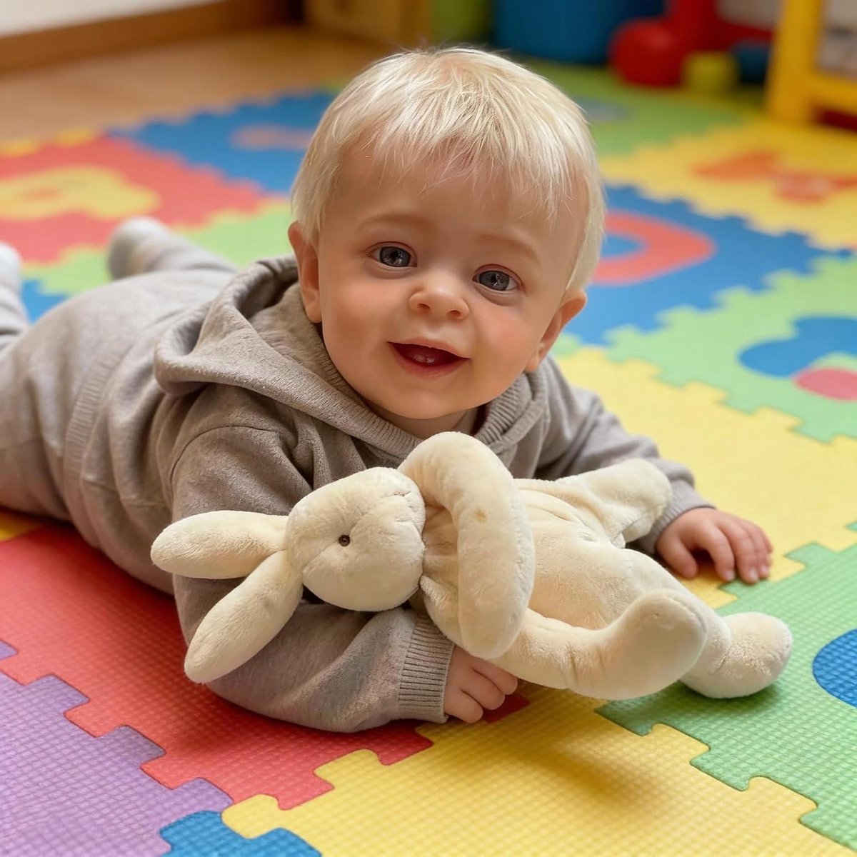 Babypop Reborn - Levensechte pop - Rollenspel - Handgeworteld haar - 60 cm - Blond