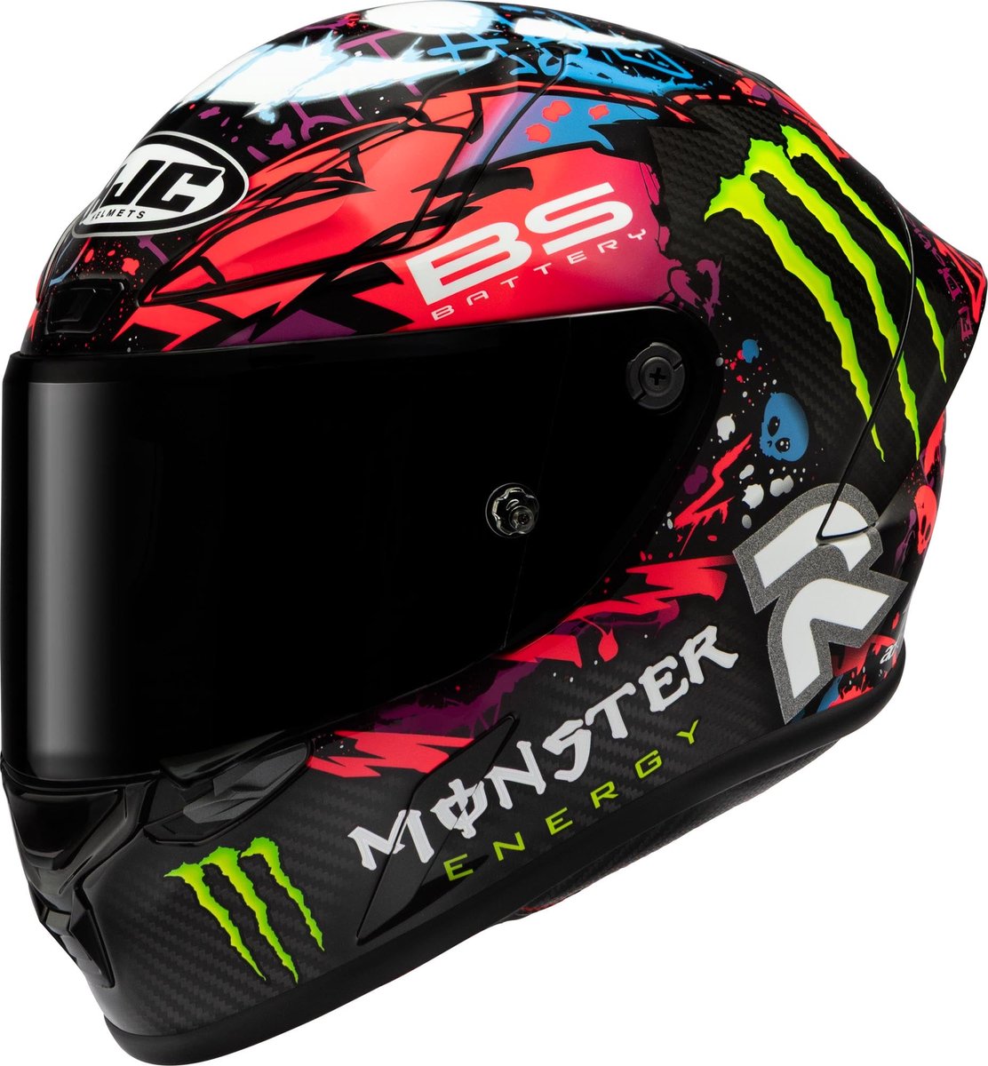 HJC RPHA 1 V2 Carbon Funky Diablo Helm -