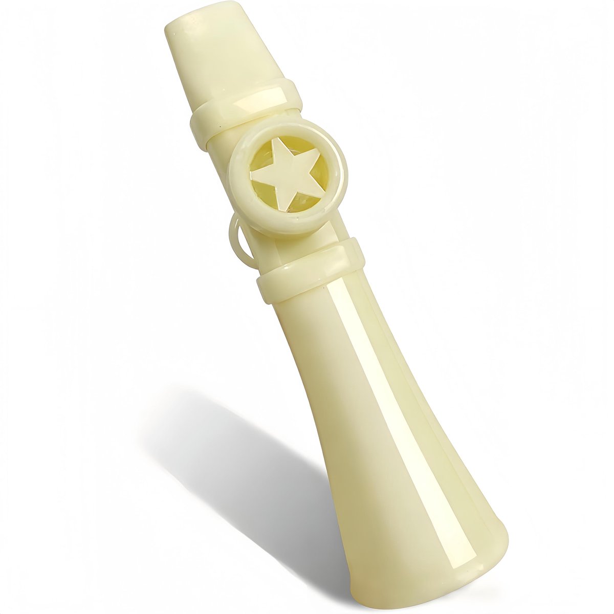 Kazoo met herbruikbaar membraan - Wit - Eenvoudig te leren muziekinstrument - Geschikt voor gitaar, ukelele en meer - ShopVlot