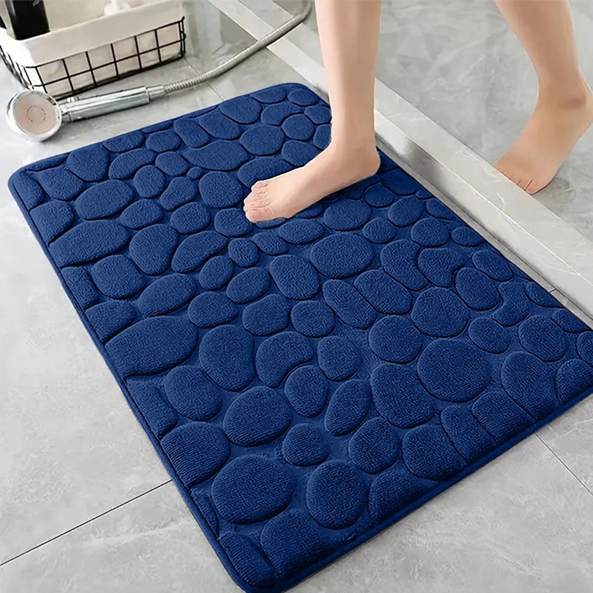 Badmat 50 x 80 cm - zacht en comfortabel - super wateropname - antislip en machinewasbaar - ShopVlot