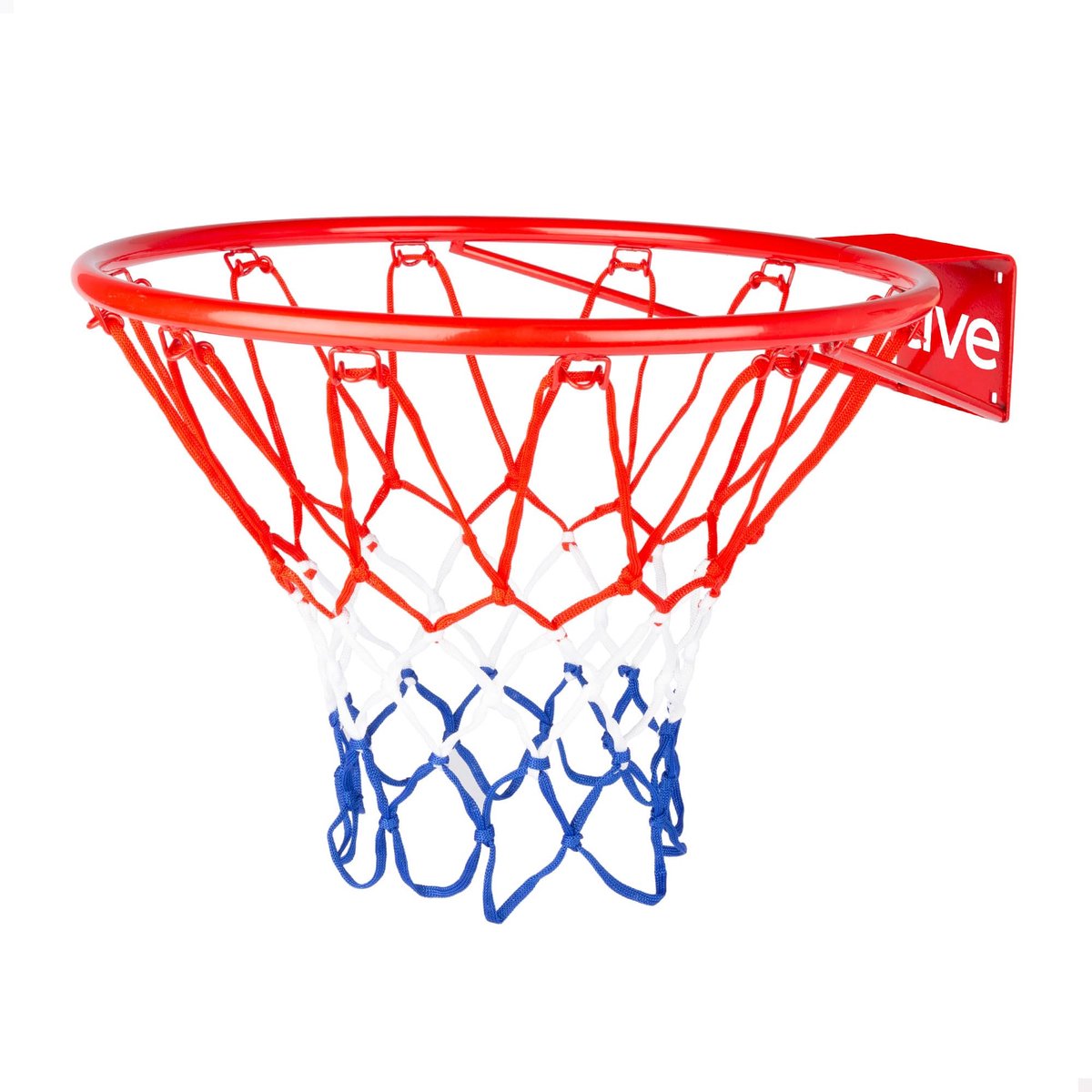 AKTIVE 54279 Basketbalmand, 39 cm, schaal 1/1,16, polyester net en metalen ring, installatie met 4 schroeven - ShopVlot