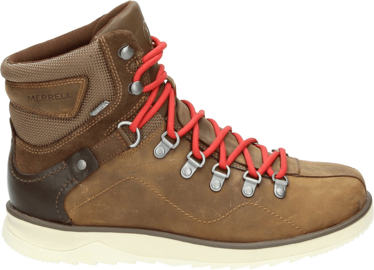Merrell - J00005158 WRAPT MID WP - Vrije tijd half-hoogHeren wandelschoenenBarefootWandelschoenen - Kleur: Bruin - Maat: 44