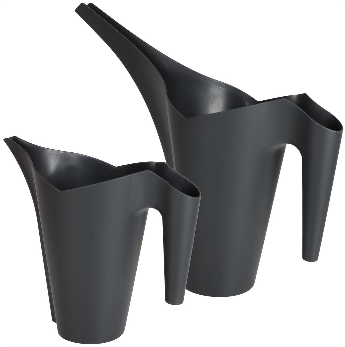 Gieters set 1,0 L en 1,4 L - stijlvolle lange tuit - ideaal voor planten - praktische set - ShopVlot
