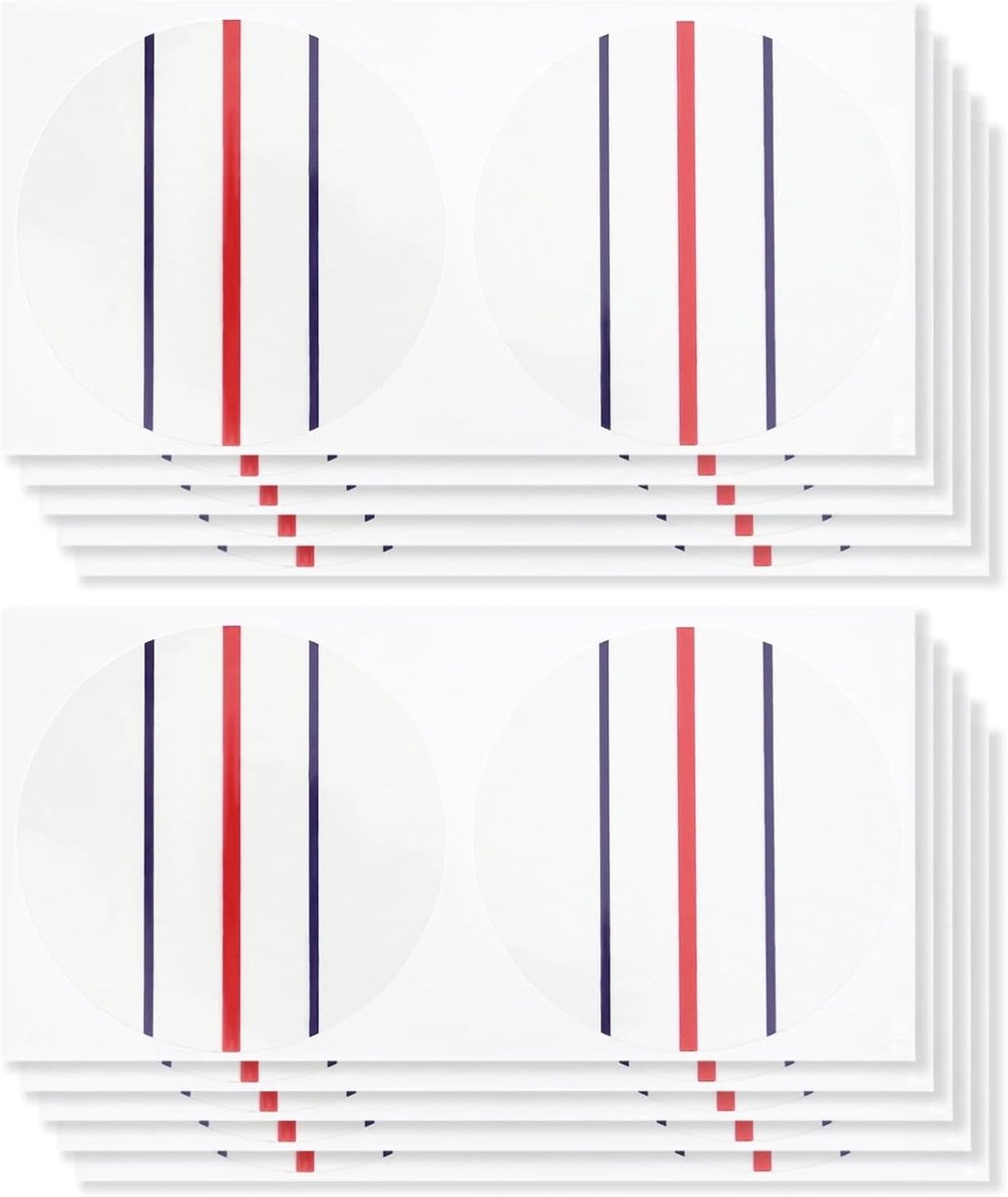 10 Vel (20 Cirkelstickers) Golfstickers voor Putter met Golfbal Alignments - Diameter 37mm, Perfect voor Golfliefhebbers