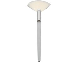 Zachte Fan Brush voor Gezichtsmaskers, Grote Applicator met Transparante Handgreep, Perfect voor…