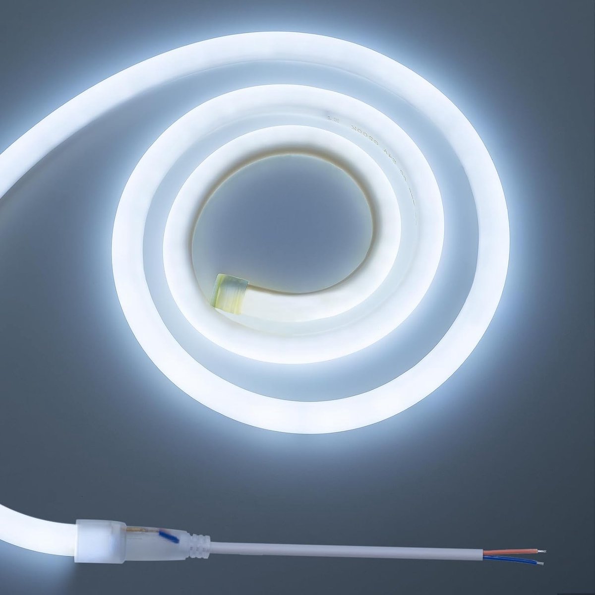 BENLUN 360 Degree Neon LED Strip 5 m 24 V 6500 K Cold White Outdoor Waterproof IP65 Flexible Cutting, Extra Bright 8 - ShopVlot