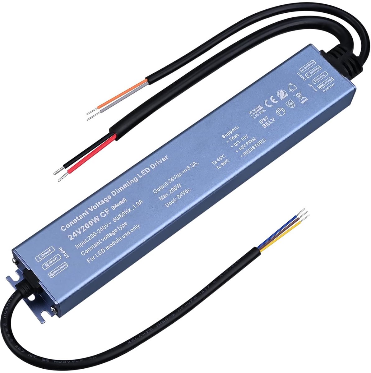 BENLUN Constant Voltage 24V 200W 8.33A 5 in 1 Dimming Mode LED Transformer - ShopVlot