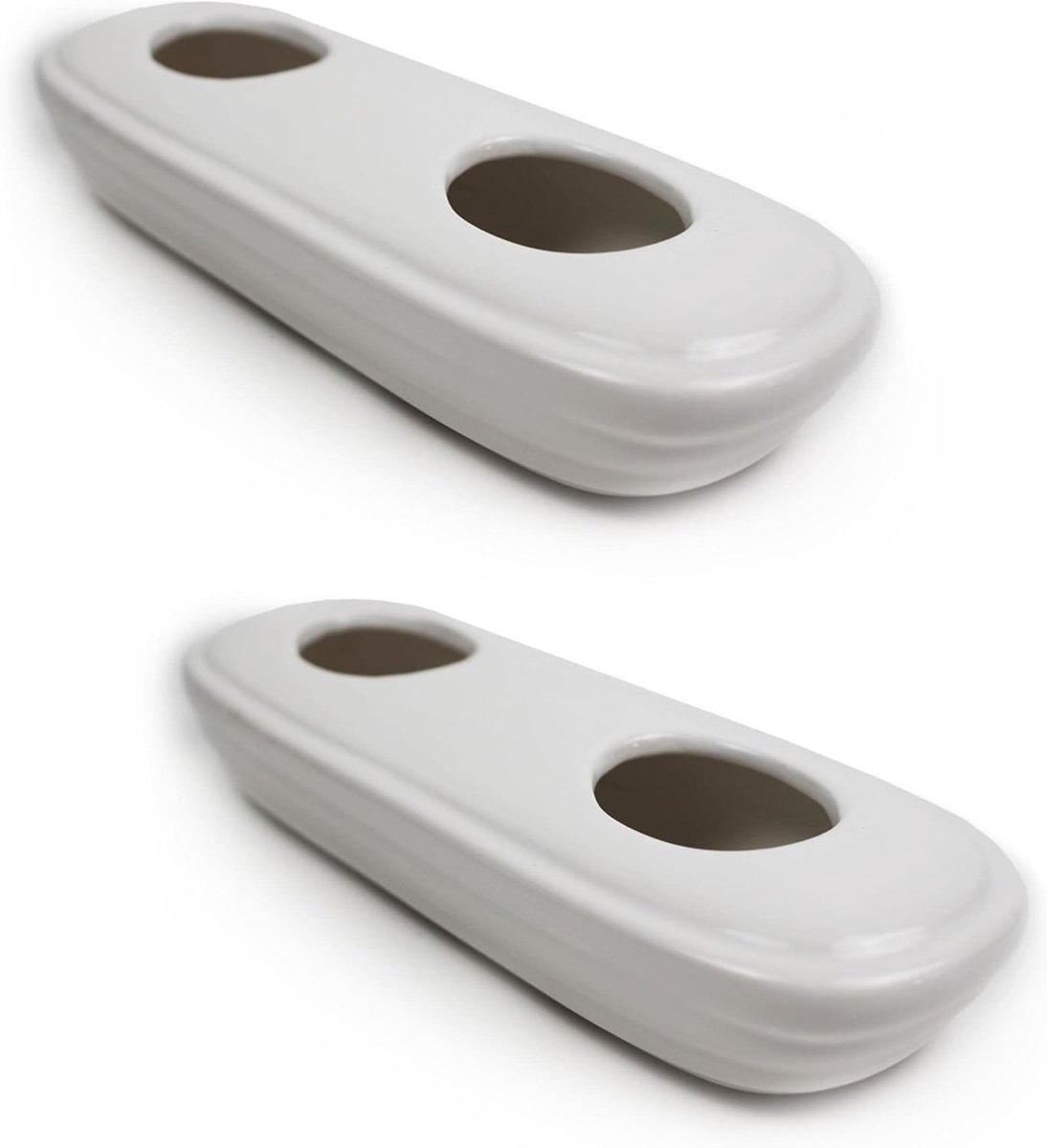 Luchtbevochtiger - Wit - 25 x 10 x 3,5 cm - Keramische Verdampers zonder Stroom - Voor Verbetering van Binnenklimaat