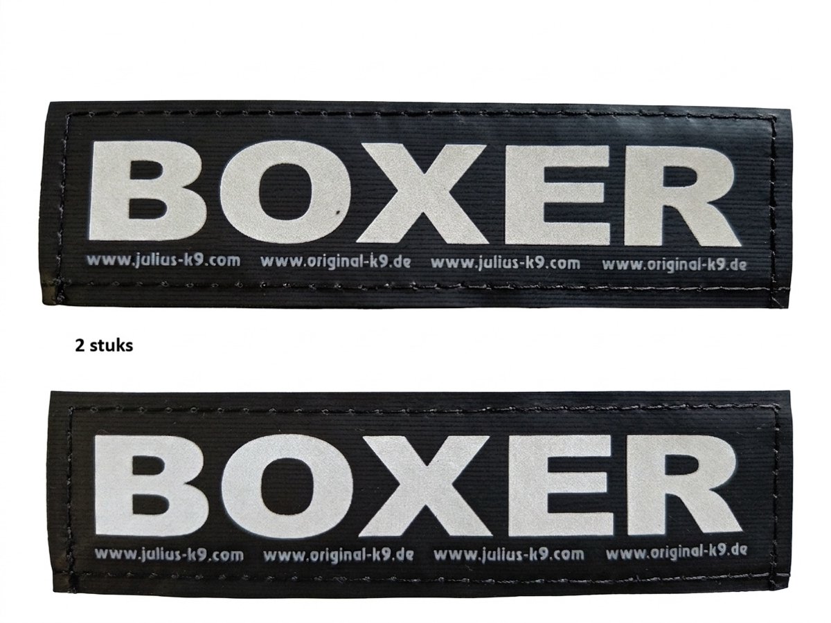 Set Labels voor Powerharness - Small tekst: BOXER