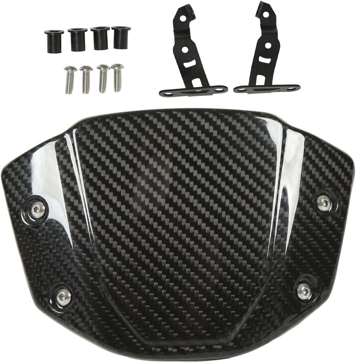 Vervangende Winddeflector van 3K Carbon Fiber voor CB650R 2019-2022 - Verbeterde Bescherming, Aerodynamica en Stijl