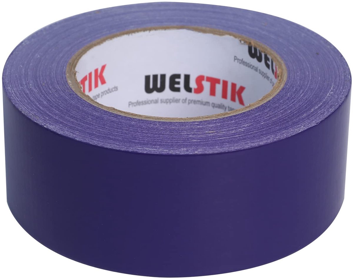 Plakband 50 mm x 41 m - paars - professionele kwaliteit - ideaal voor knutselen - ShopVlot