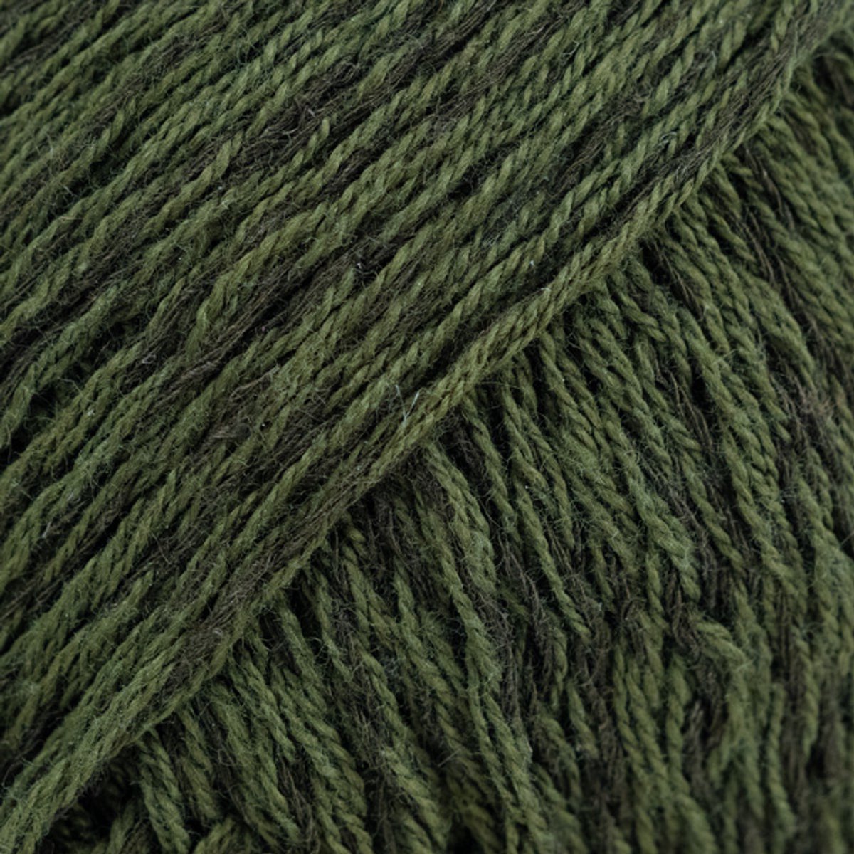 DROPS Belle Uni Colour - 35 donker bosgroen - Katoen Garen